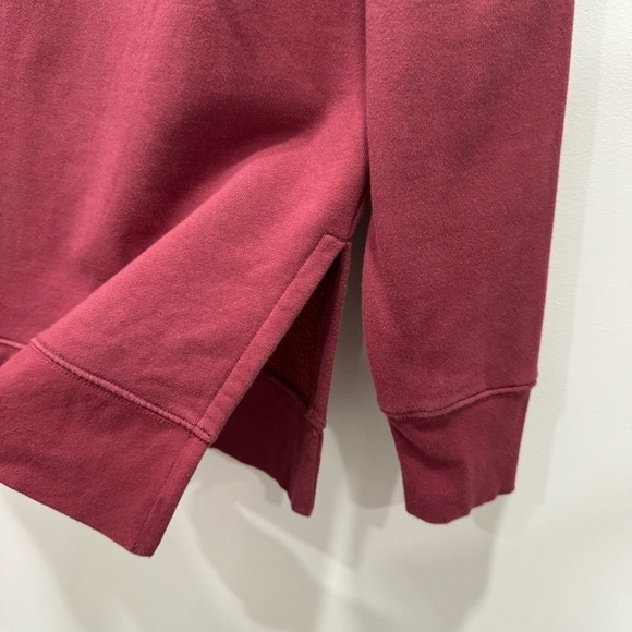 Athleta 24/7 Funnel Neck Sweatshirt Small Maple Red - Picture 5 of 8